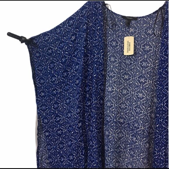 Forever 21 open woven cardigan S - Picture 2 of 4